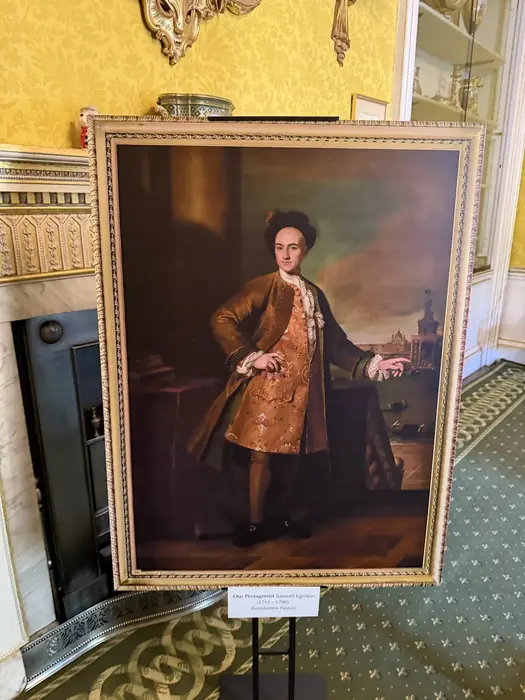 Samuel Egerton, 'our protagonist' — a family portrait in the house.